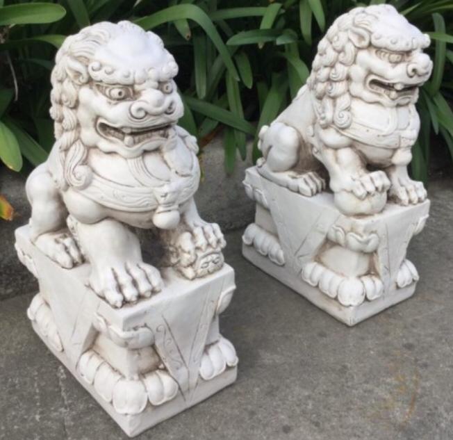 48cm Chinese Foo Dog Fiberglass