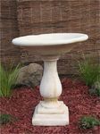 Short Rialto Bird Bath Concrete