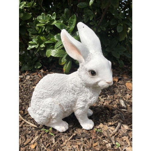 29cm Sitting White Rabbit