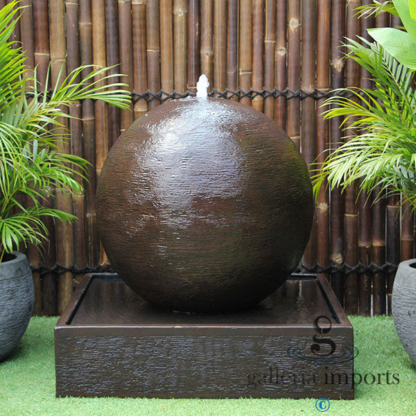Luna Ball Fountain - Large Concrete GRC