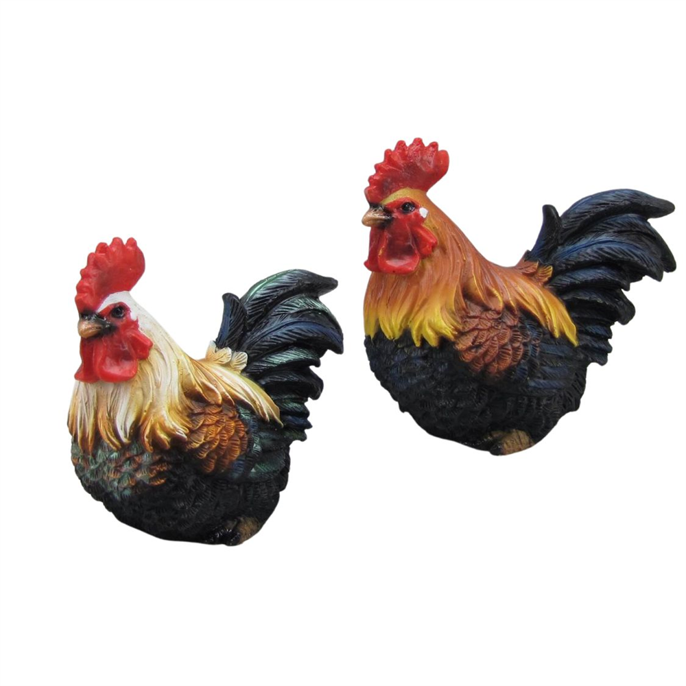 9.5cm 2/A Resin Rooster PR059