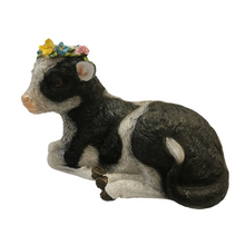 Resin Floral Cow PR068