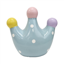 Light Blue Crown Money Box MBX102S