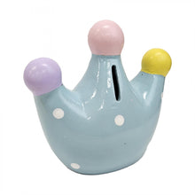 Light Blue Crown Money Box MBX102S
