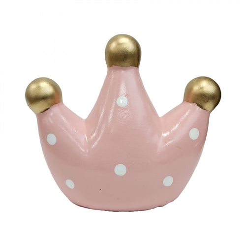 Light Pink Crown Money Box MBX102L