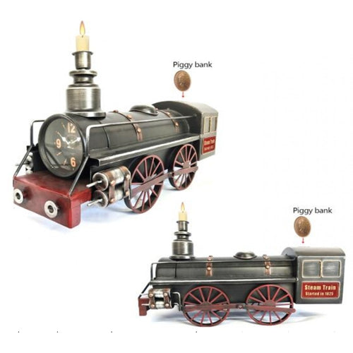 Stem Train Table Clock & Money Bank CLK335