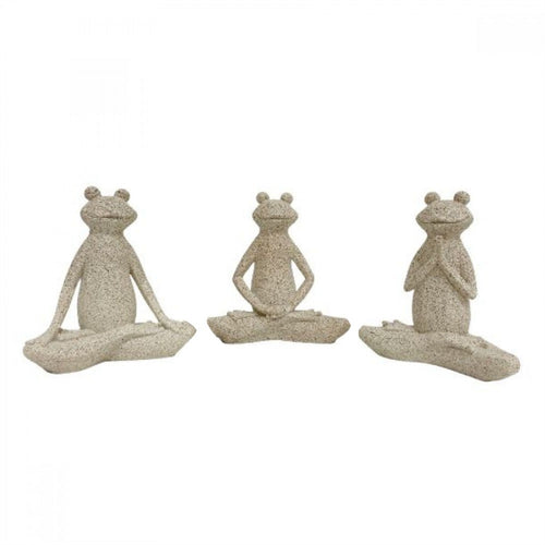3/A Resin Yoga Frog  PR972