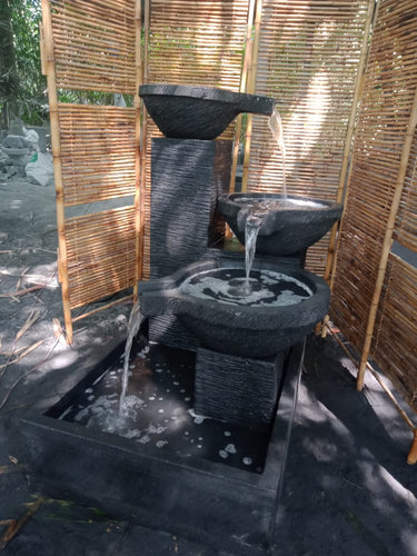 Three Tier Fountain Black