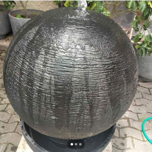 Black Large Ball Fountain