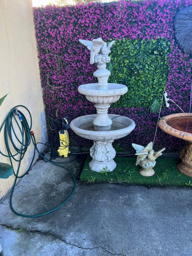 Double Tier Kissing Dove Fountain