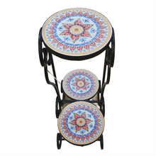 Mosic Metal Flower Pot Stand  MFN04A