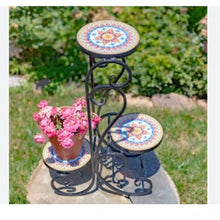 Mosic Metal Flower Pot Stand  MFN04A