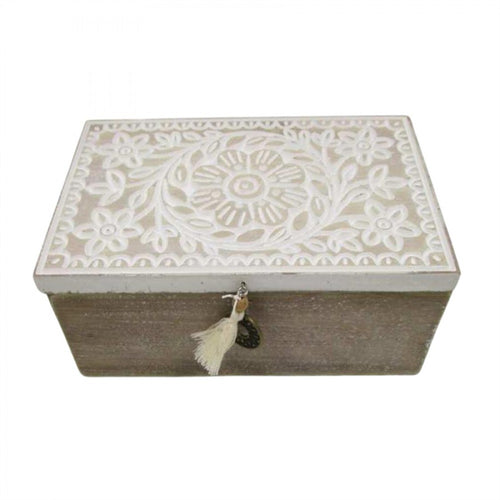 Patterned Wooden Box BX512