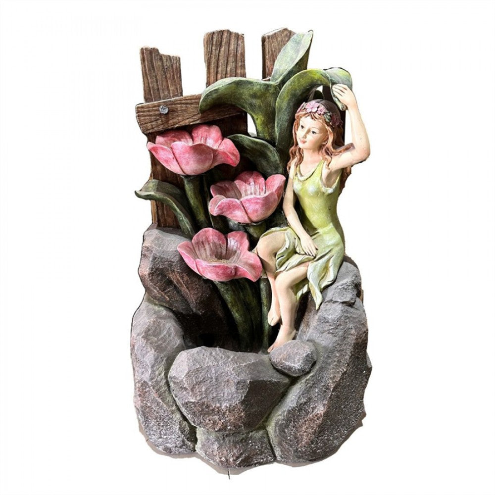 Resin Fariy Garden Fountain PSFT010