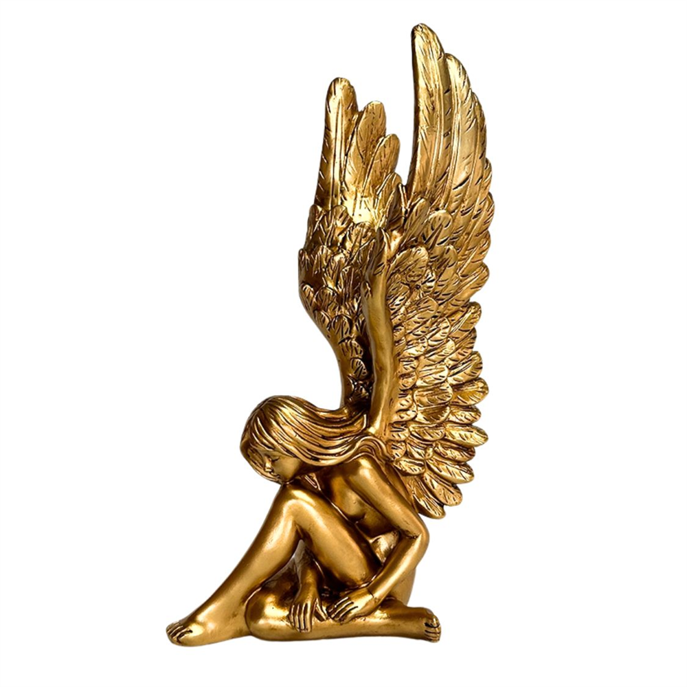 Resin Sitting Cherub PSA97