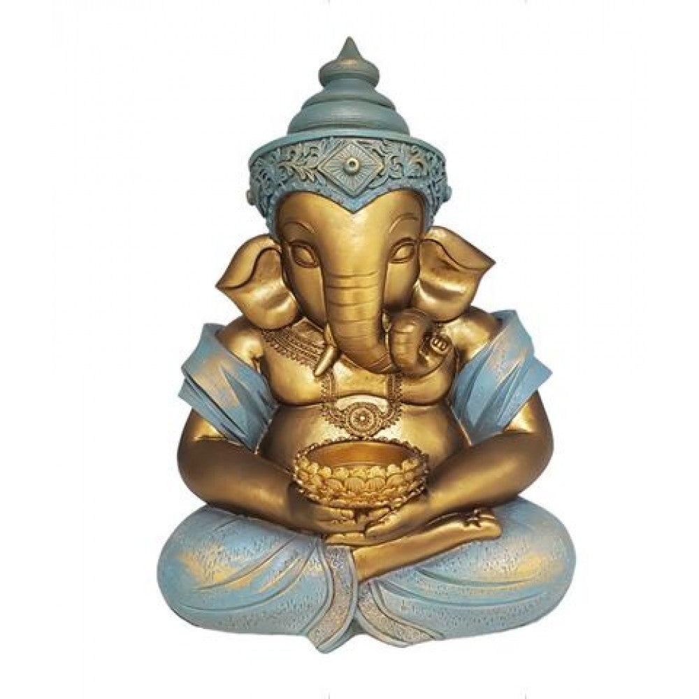 Resin Ganesh Candle Holder PR850H