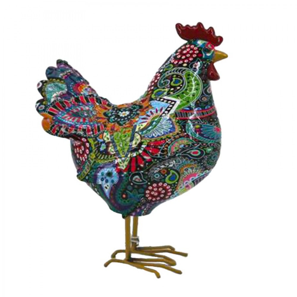 Resin Graffiti Rooster Statue PR928E