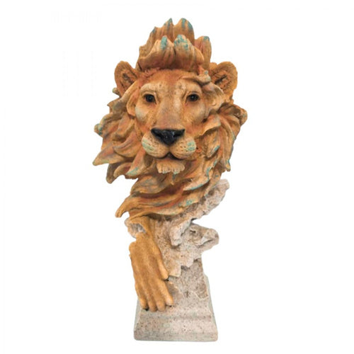 Resin Lion Head Statue PR959B