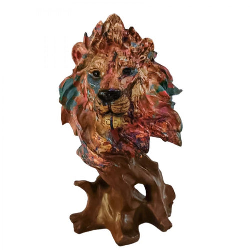 Resin Lion Head Statue PR960C