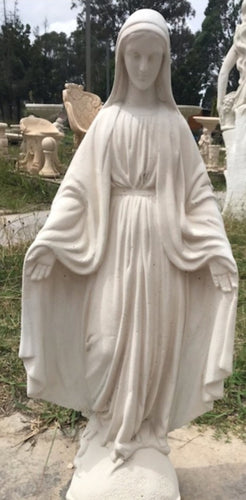 Madonna hands open  90 cm statue