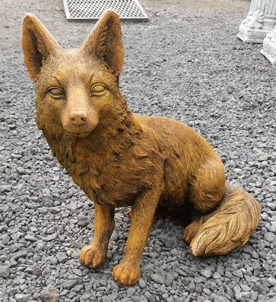 Sitting Fox Concrete
