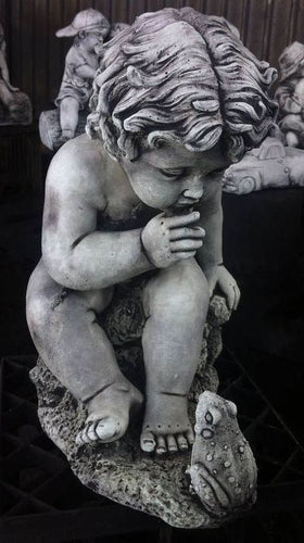 Boy With Frog