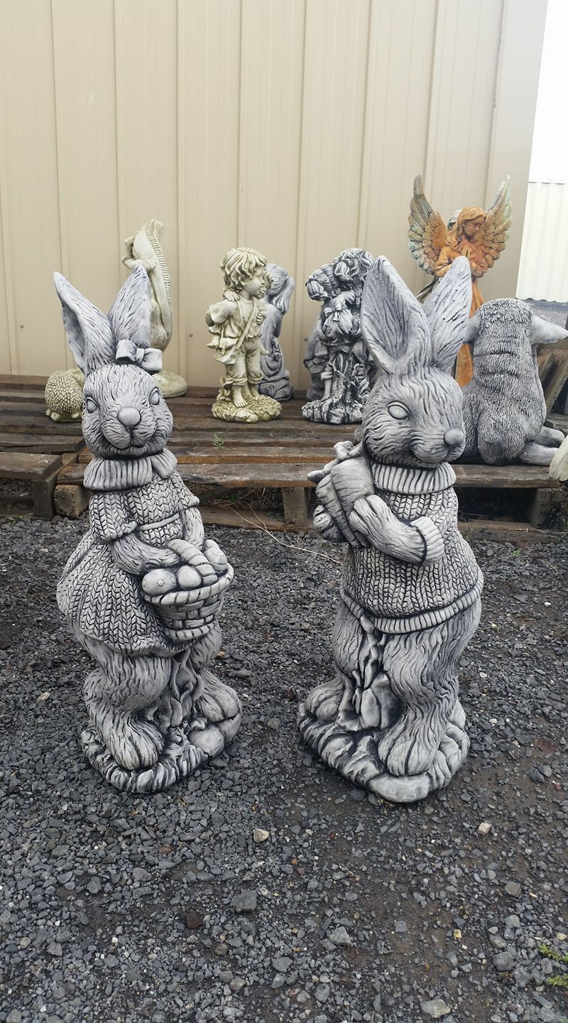 Peter Rabbit and Lilly Rabbit Concrete