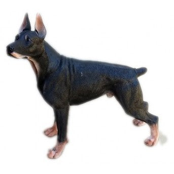 47cm Dobermann Dog Statue