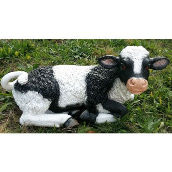 63cm Cow Lying Statue