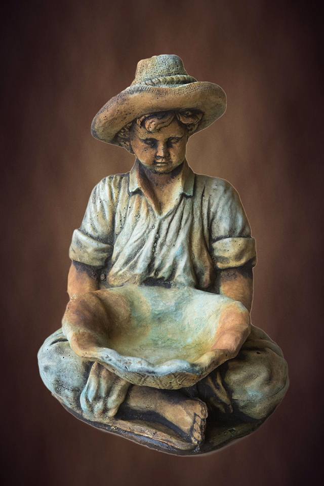 Boy Gold Panning
