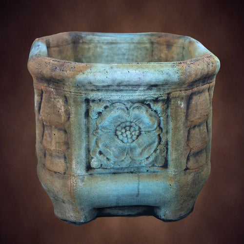 Flower Square Pot