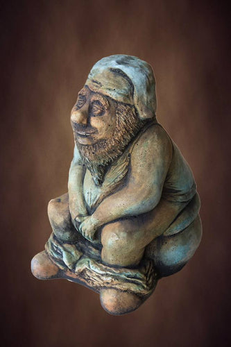 Gnome On Toilet