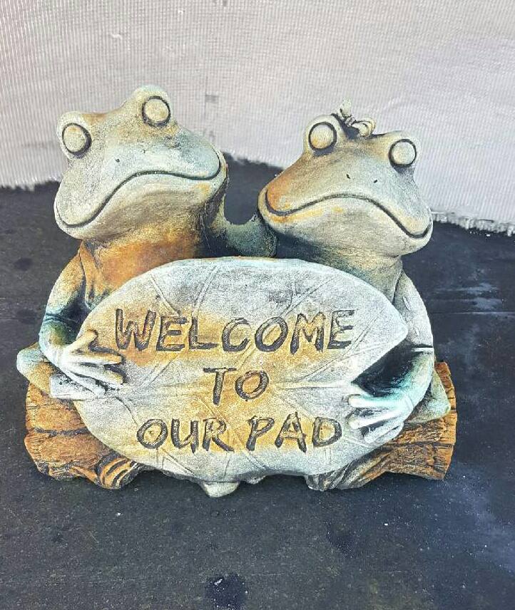 Welcome To Our Pad Frog
