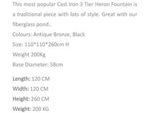 Herron 3 Tier Round Base