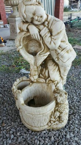 Boy With Pots Water Feature