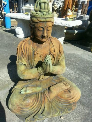 Large Sitting Praying Buddha Concrete