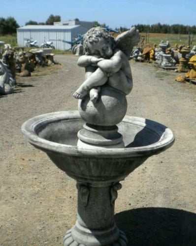 Sleeping Cherub Vic Bowl Fountain
