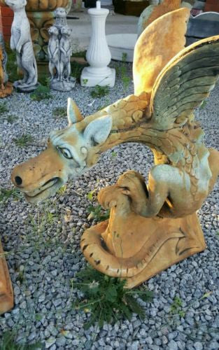 Dragon Wings Open Statue