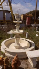 Two Tier Classic Fountain With Pond and Surrounds