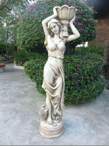 Tall Lady With Vase Left Fiberglass