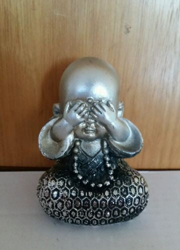 Monk Covering Eyes Fiberglass
