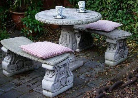 Table And Bench Setting