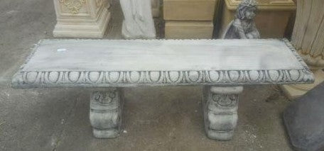 Fancy Straight Bench Grey