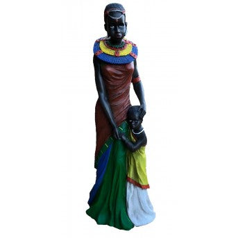 African Lady with Child (101cm)