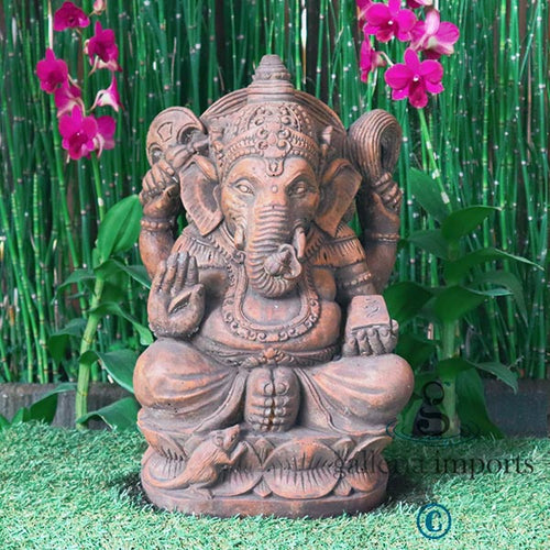 Sitting Ganesh GRC Concrete