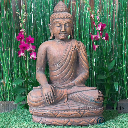 64cm Thai Buddha Concrete GRC