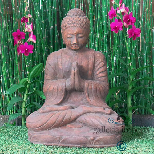 52cm Meditating Buddha Concrete GRC