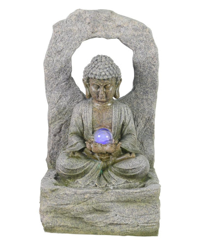 Buddha Holding Ball Rock Water Fountain G53539