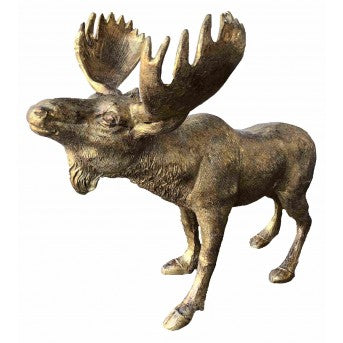 Golden Walking Moose (45cm)