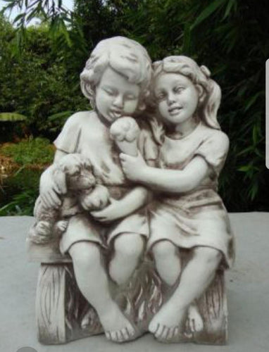 Girl and Boy With Ice Cream